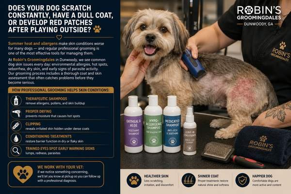 Dog Skin Conditions & Grooming in Dunwoody & Sandy Springs, GA
