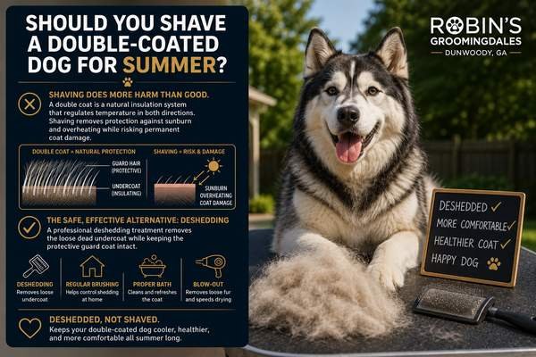 Should You Shave Your Double-Coated Dog This Summer? The Truth About Huskies, Goldens & Shepherds