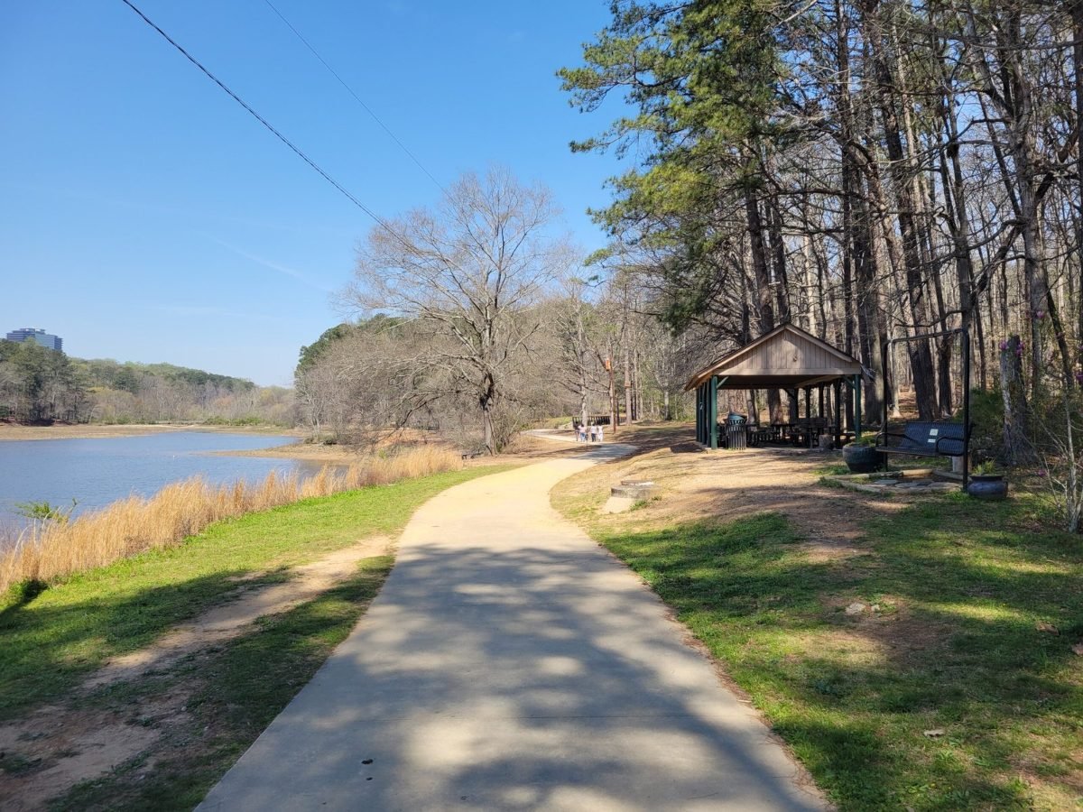 Walking path in Murphey Candler Park, Brookhaven, GA