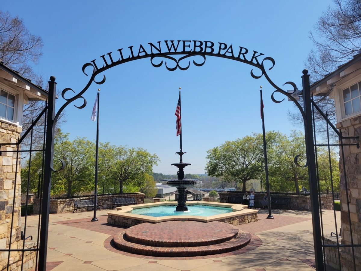 Lillian Webb Park in historic downtown Norcross, GA