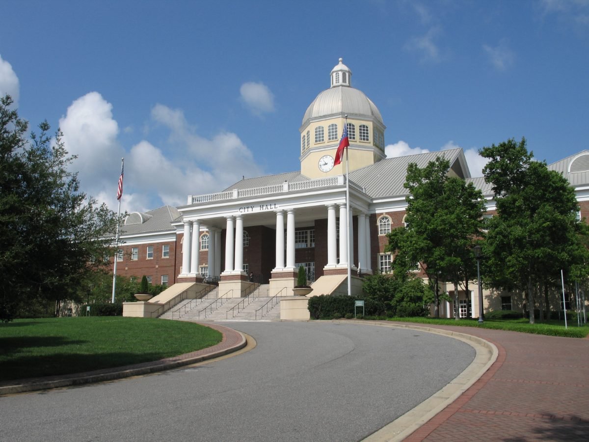 Roswell City Hall in historic Roswell, GA